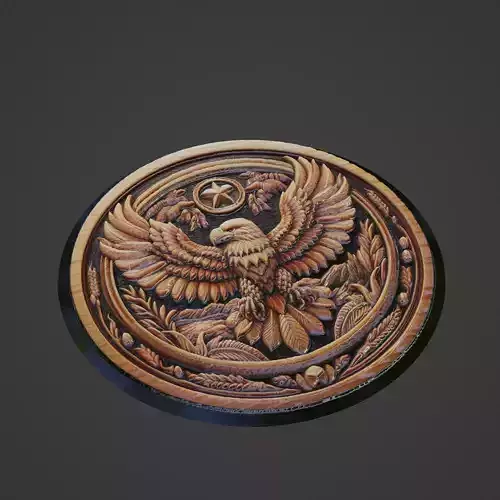 Eagle Animal Medallion