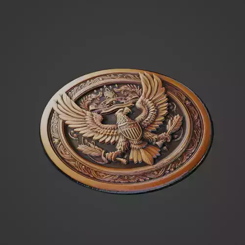 Eagle Animal Medallion