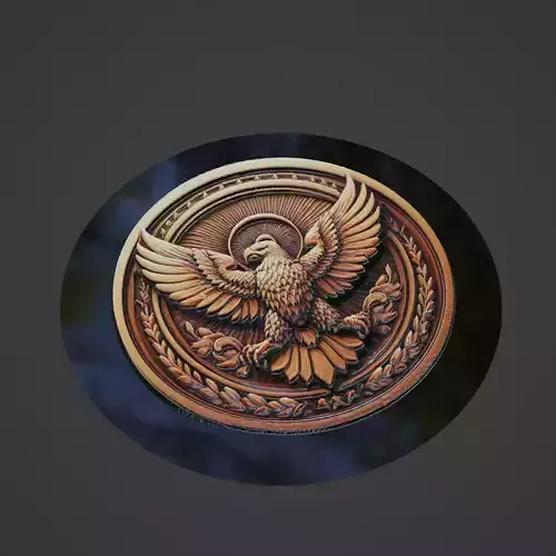 Eagle Animal Medallion