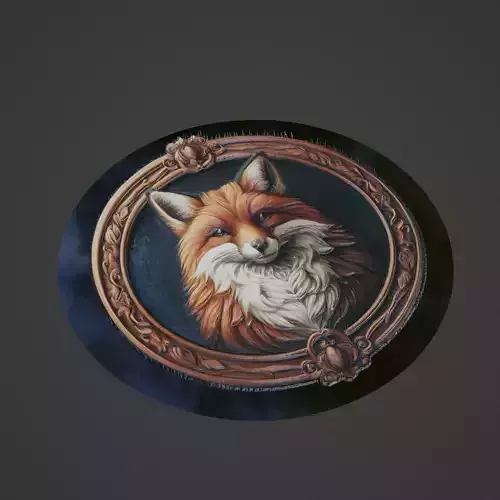 Fox Animal Medallion