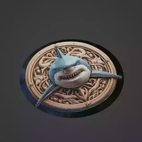 Shark Animal Medallion