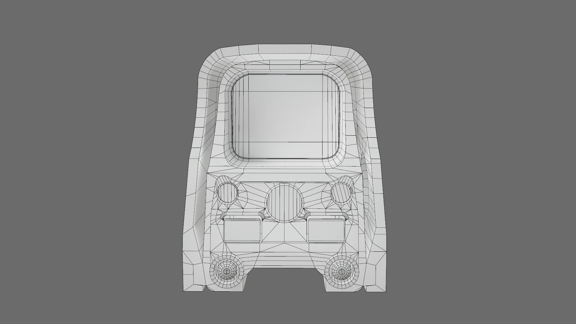 EOTECH XPS2 Holographic Weapon Sight Low-poly 3D model_9