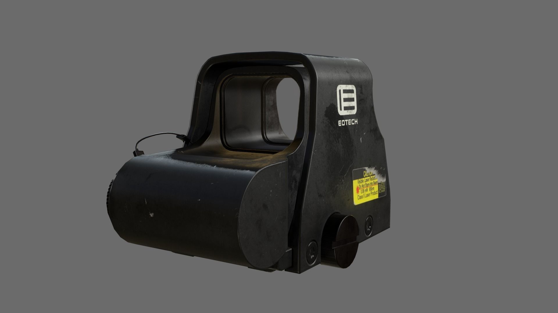 EOTECH XPS2 Holographic Weapon Sight Low-poly 3D model_3