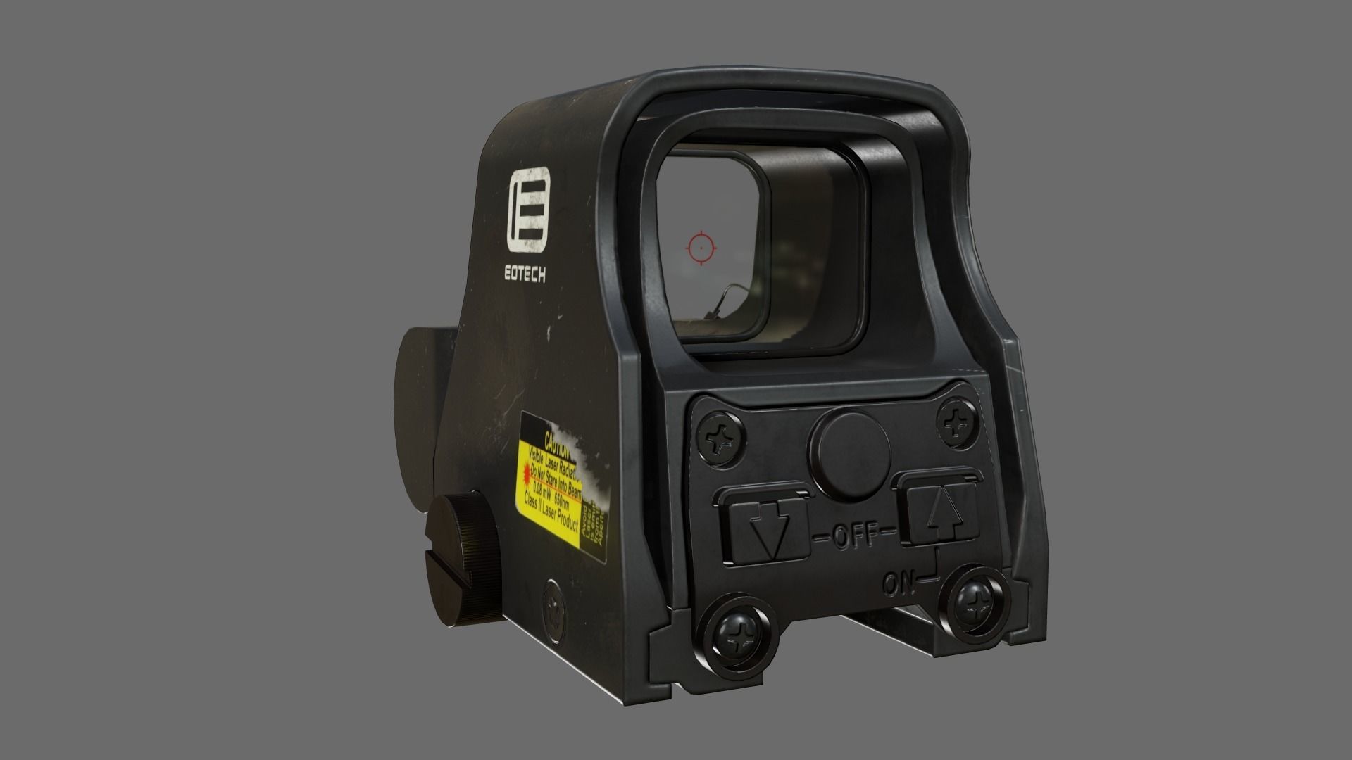 EOTECH XPS2 Holographic Weapon Sight Low-poly 3D model_2