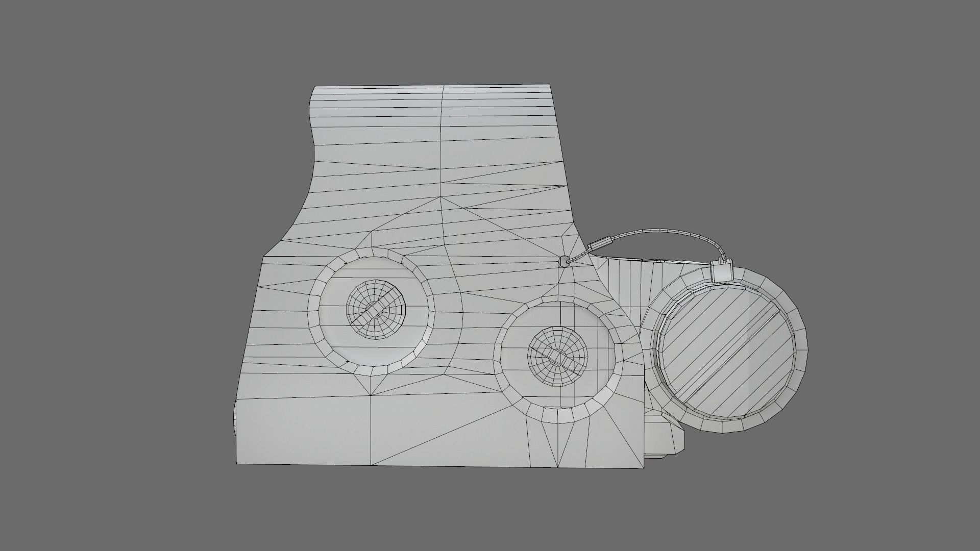 EOTECH XPS2 Holographic Weapon Sight Low-poly 3D model_10