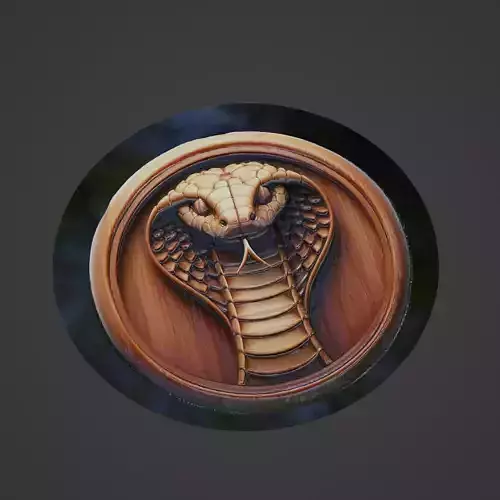 Snake Animal Medallion