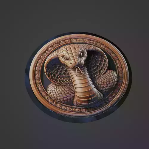 Snake Animal Medallion