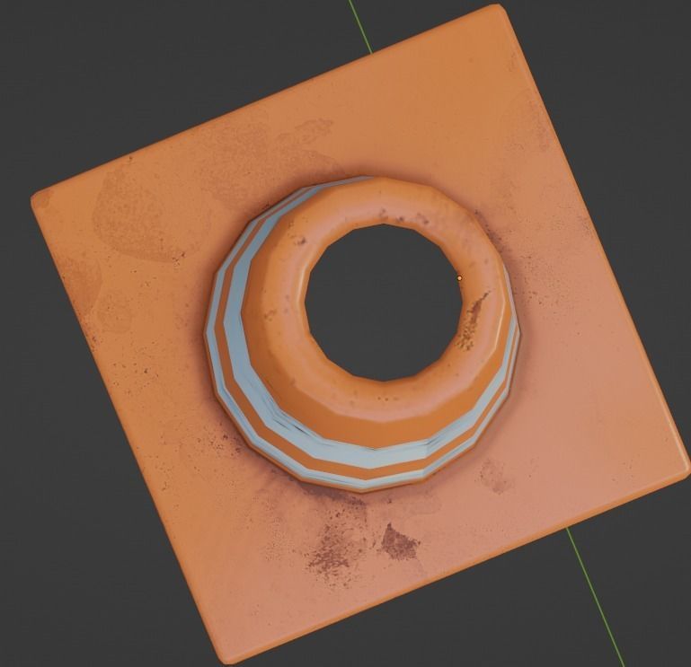 Traffic Cones Low-poly 3D model_13