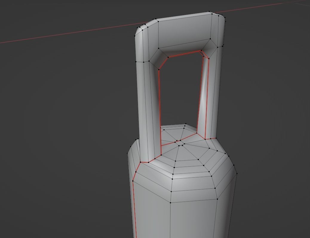 Traffic Cones Low-poly 3D model_20