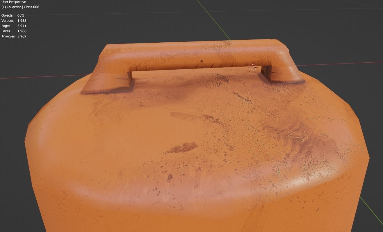 Traffic Cones Low-poly 3D model_14