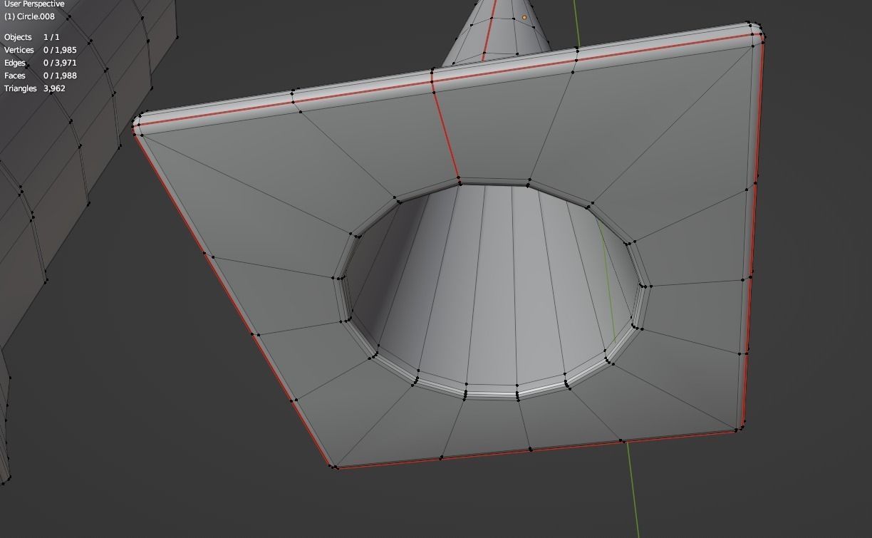 Traffic Cones Low-poly 3D model_17