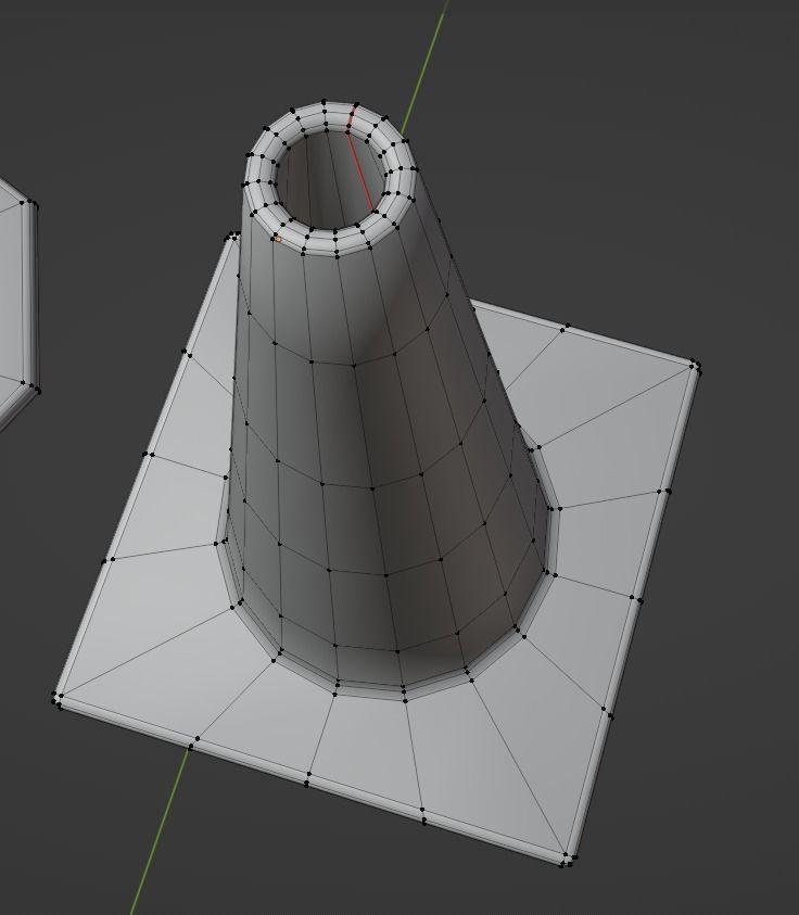 Traffic Cones Low-poly 3D model_15