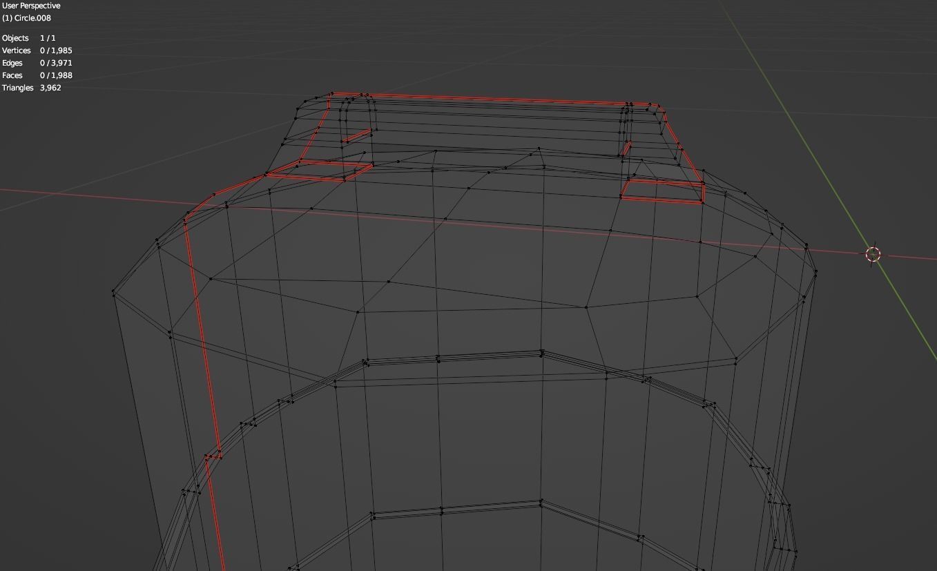 Traffic Cones Low-poly 3D model_16