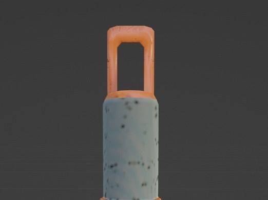 Traffic Cones Low-poly 3D model_10