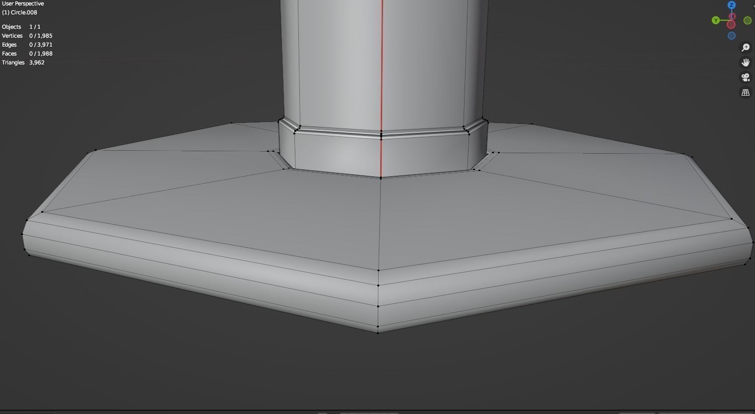 Traffic Cones Low-poly 3D model_21