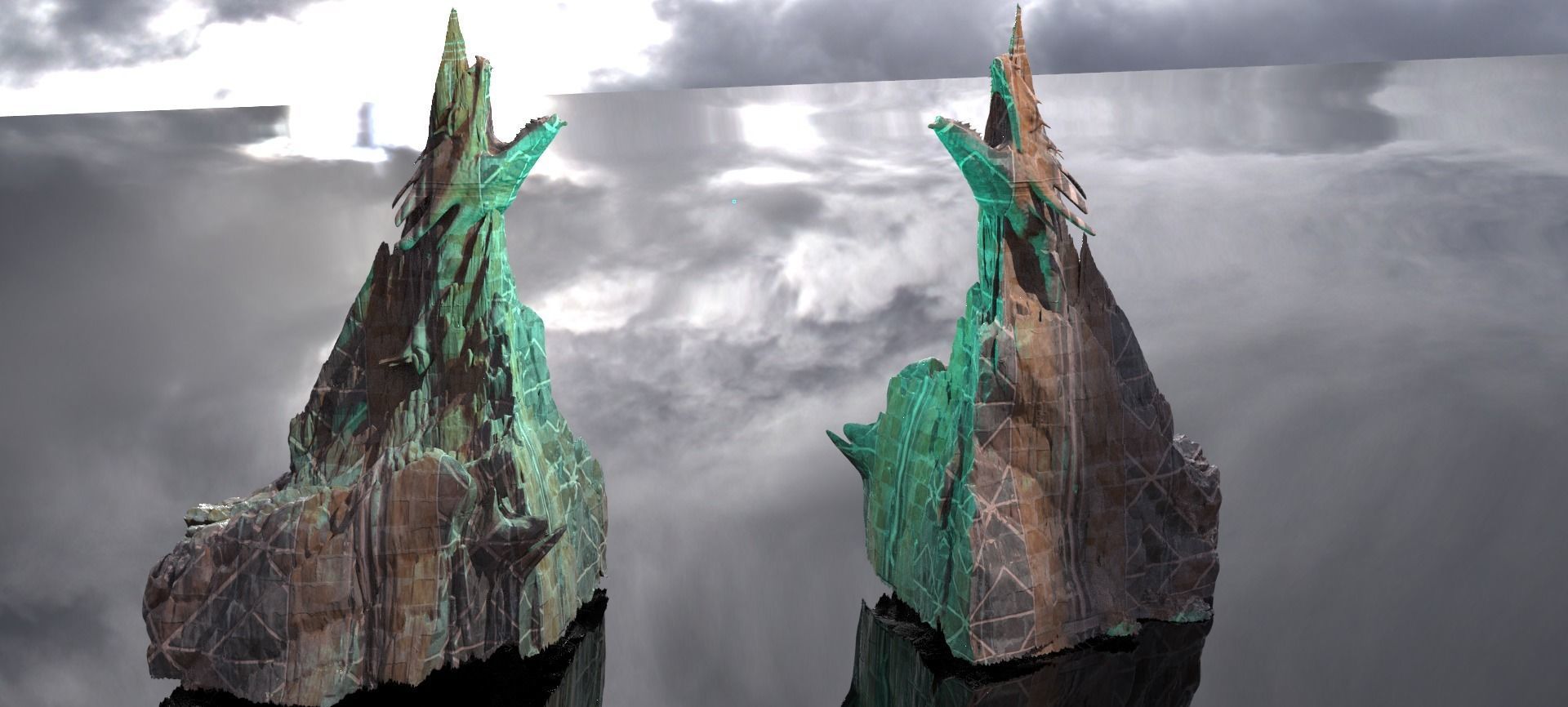 Dantes Adjudicator rocks 3D model_1