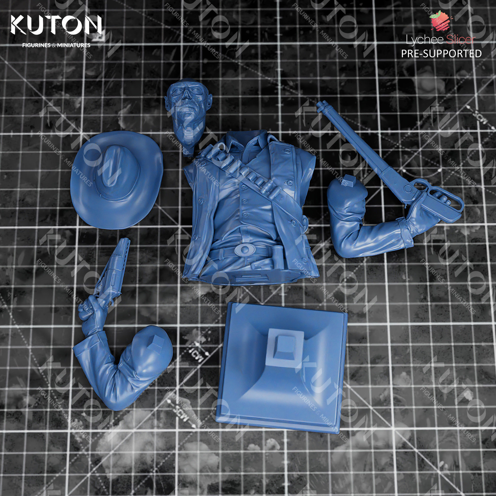 Ghoul 3D print model_7