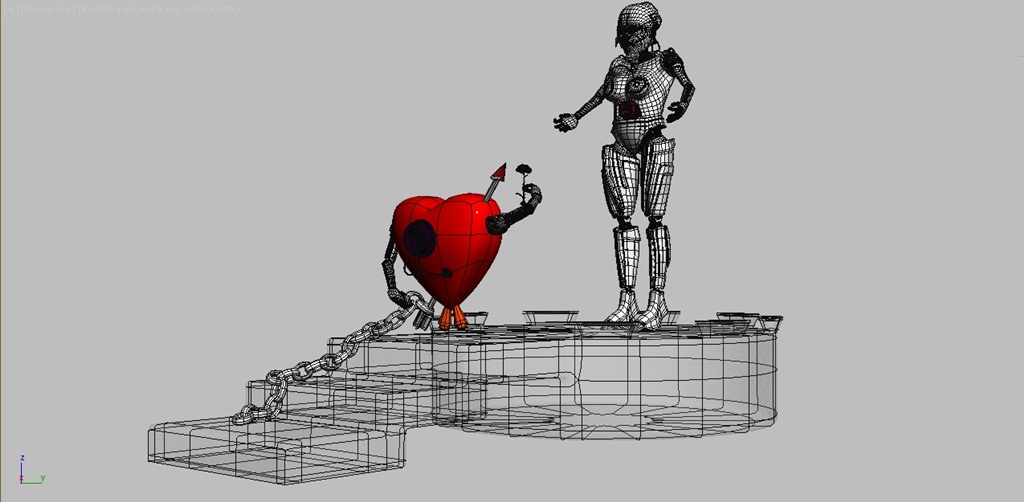 Amor LOVE 3D print model_12