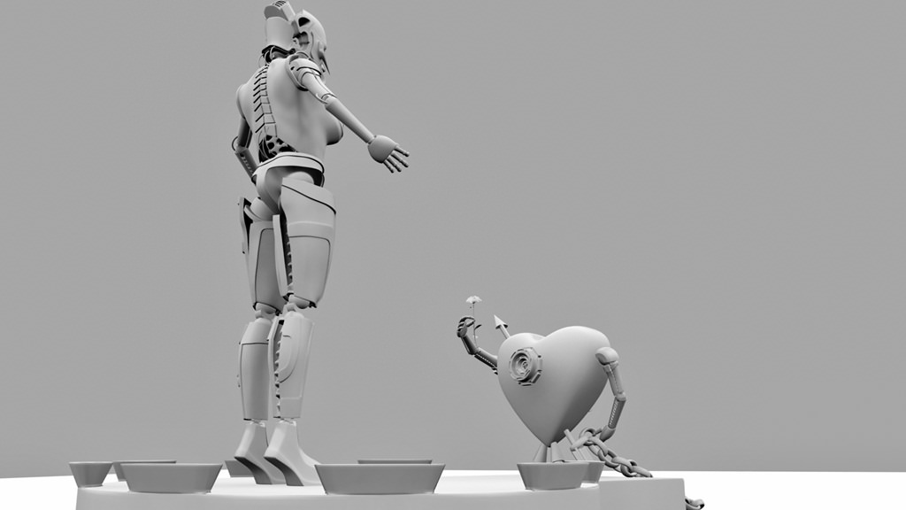 Amor LOVE 3D print model_10