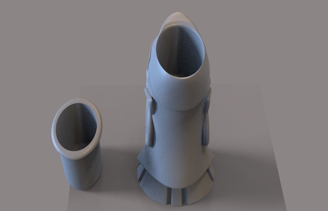 THE EMPERORs NEW GROOVE FLOWERPOT 3D print model_7