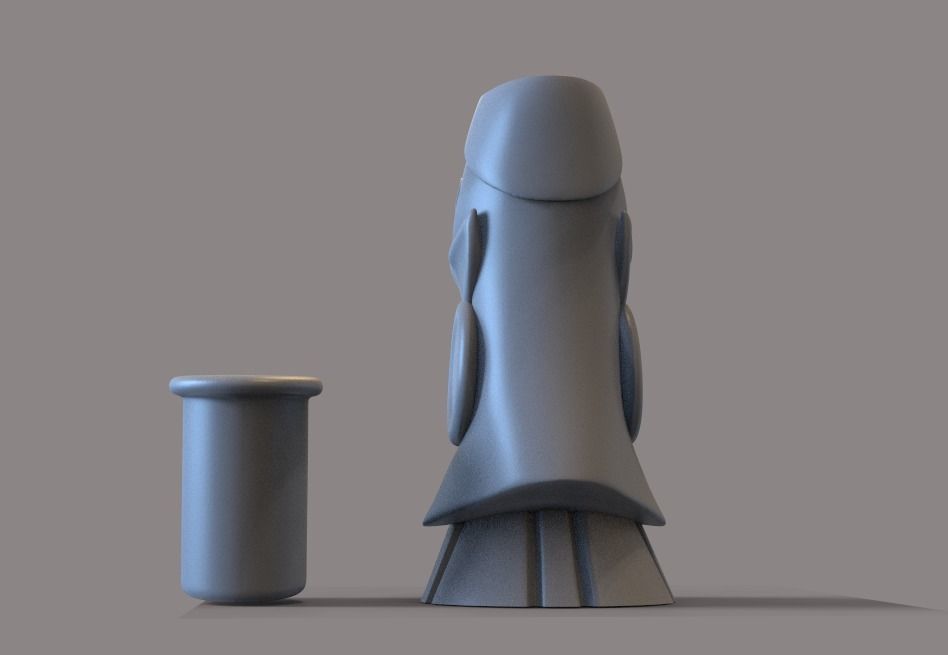 THE EMPERORs NEW GROOVE FLOWERPOT 3D print model_6