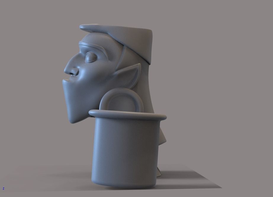 THE EMPERORs NEW GROOVE FLOWERPOT 3D print model_4