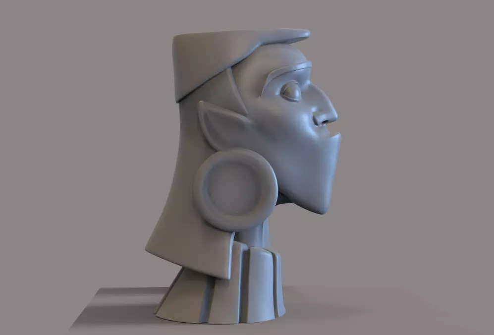 THE EMPERORs NEW GROOVE FLOWERPOT 3D print model_0