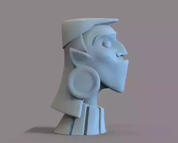 THE EMPERORs NEW GROOVE KUZCO BUST  3D print model