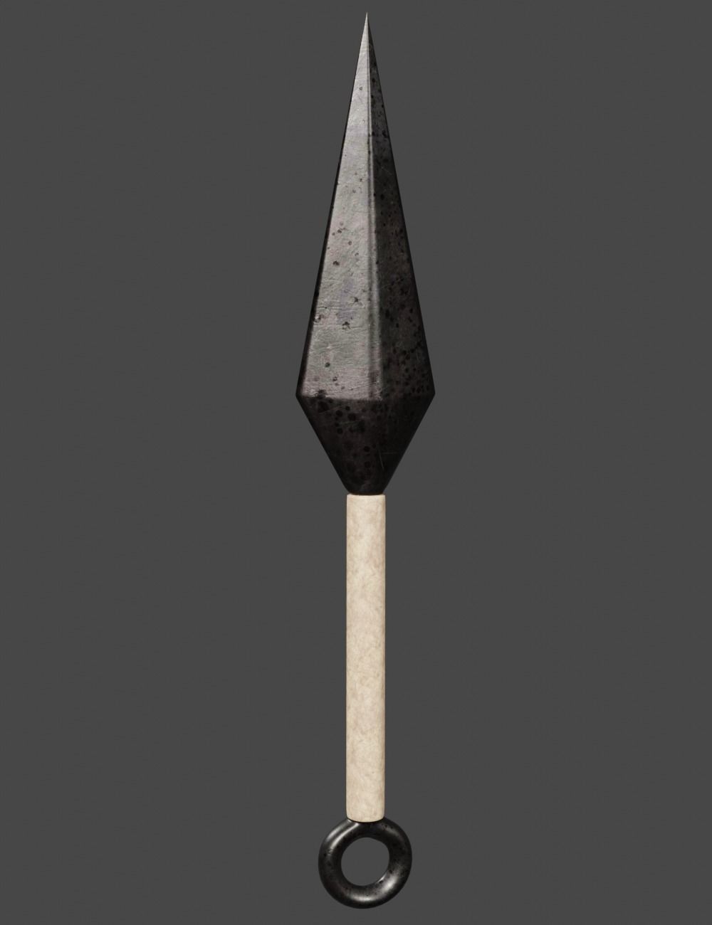 Low-Poly Martial Arts Melee Weapon Set Low-poly 3D model_7