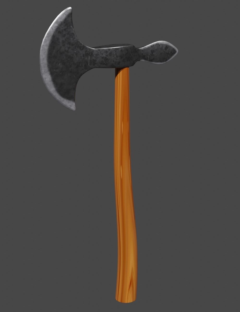 Low-Poly Martial Arts Melee Weapon Set Low-poly 3D model_1