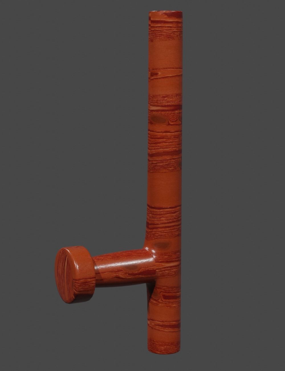 Low-Poly Martial Arts Melee Weapon Set Low-poly 3D model_16