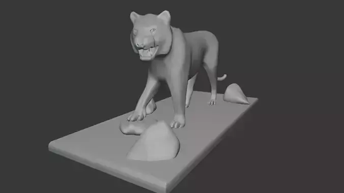 Tigre escultura