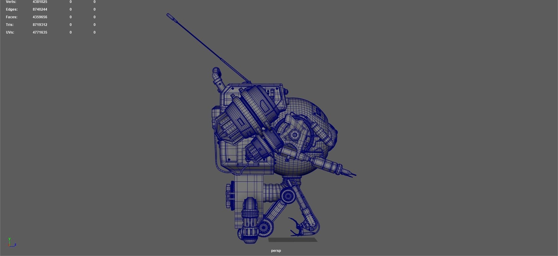 Medical Drone 3D model_16