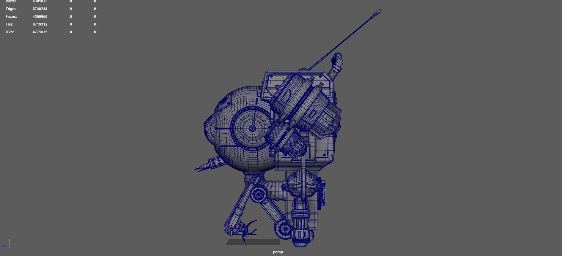 Medical Drone 3D model_14