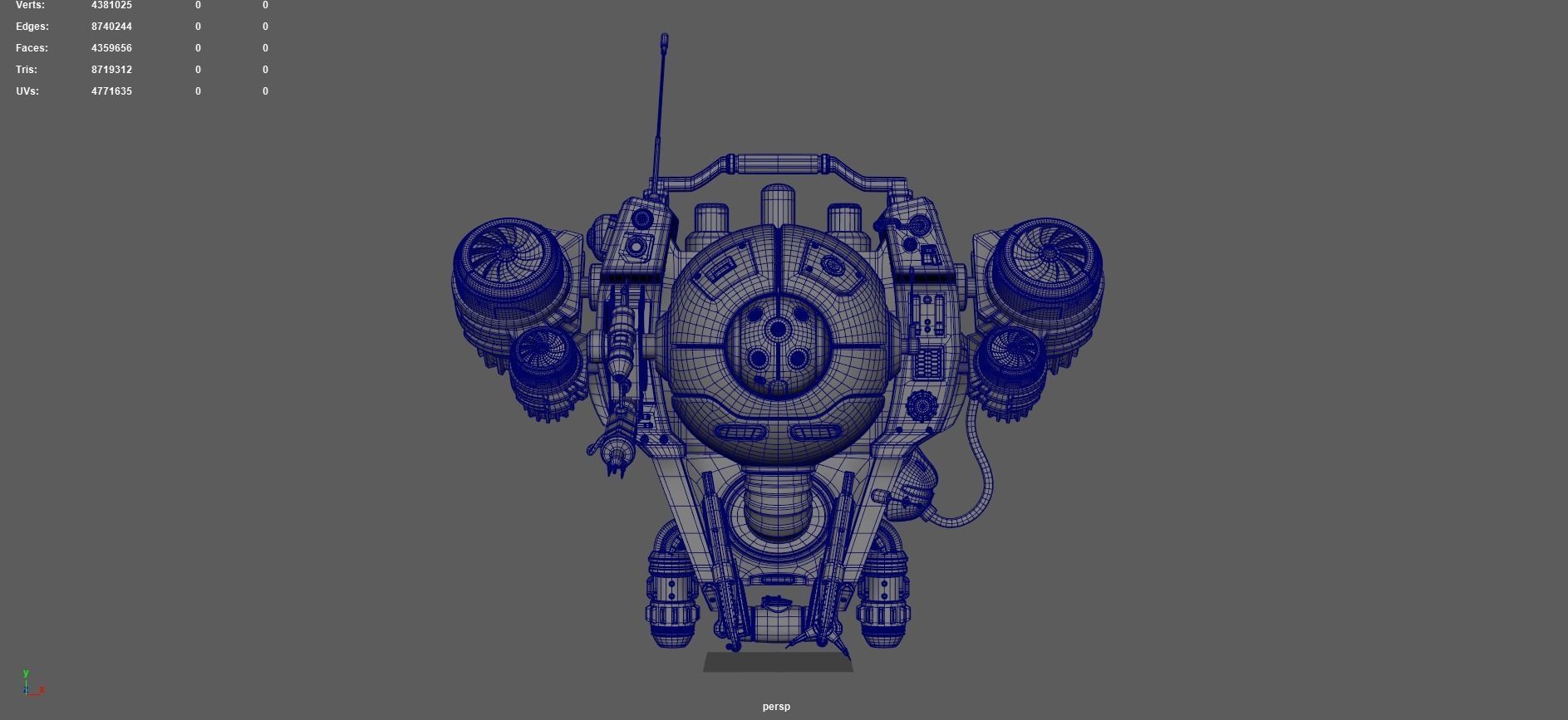 Medical Drone 3D model_13