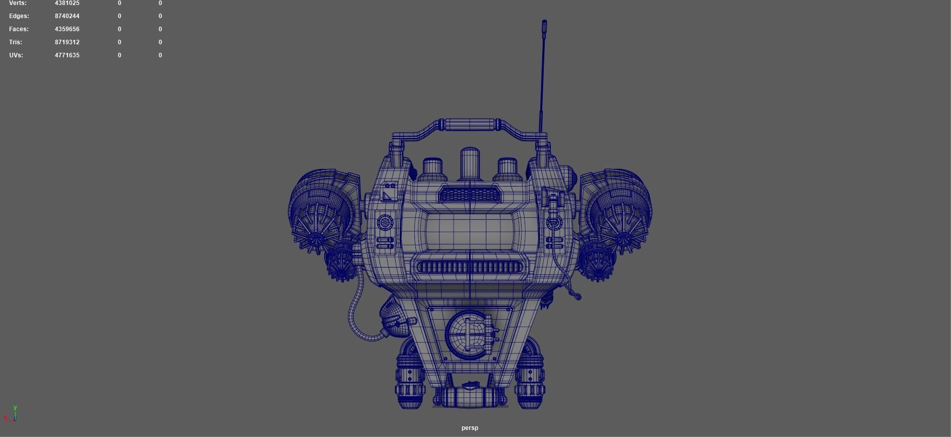 Medical Drone 3D model_15