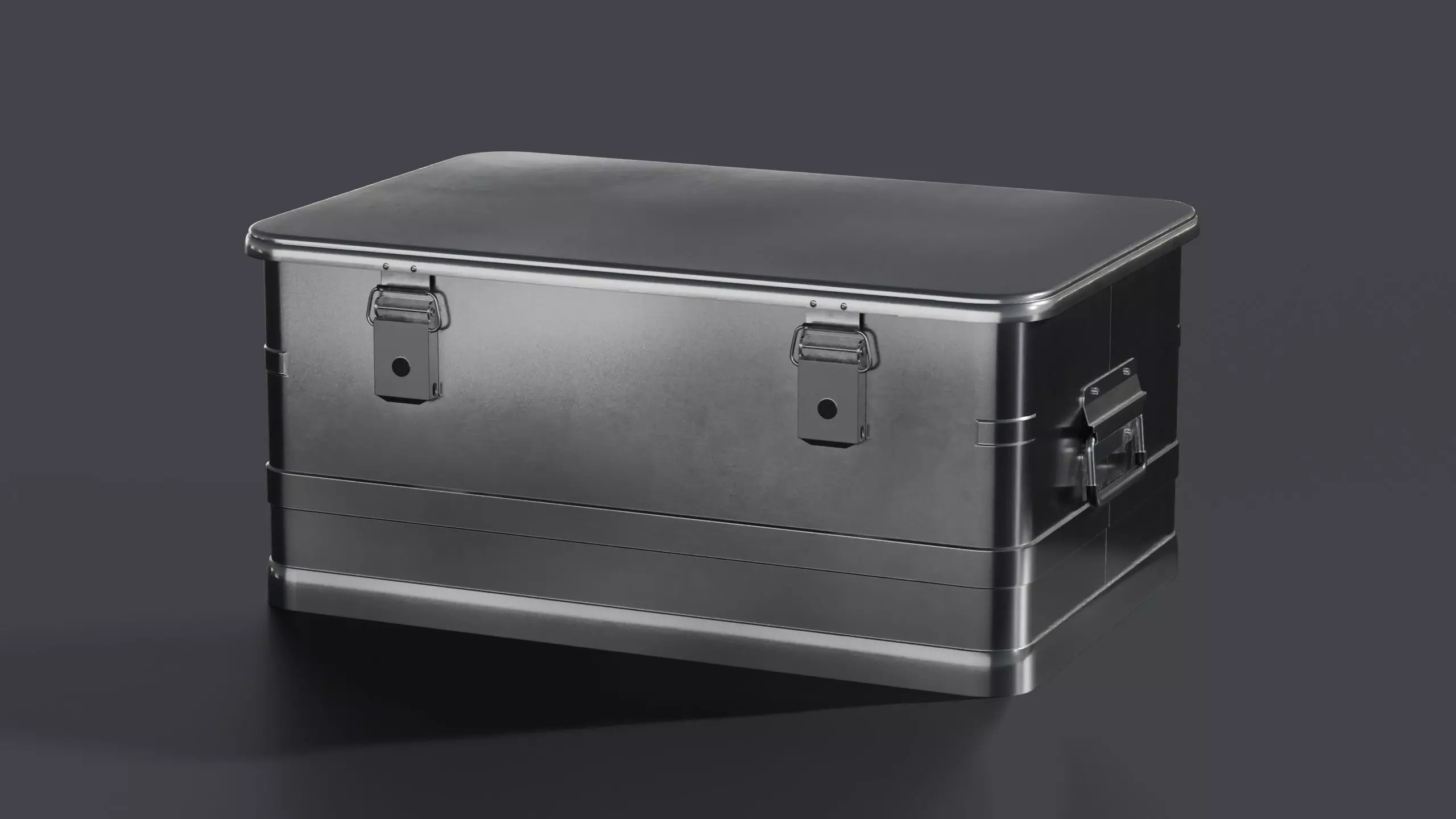 Aluminum Container 002 S 3D model