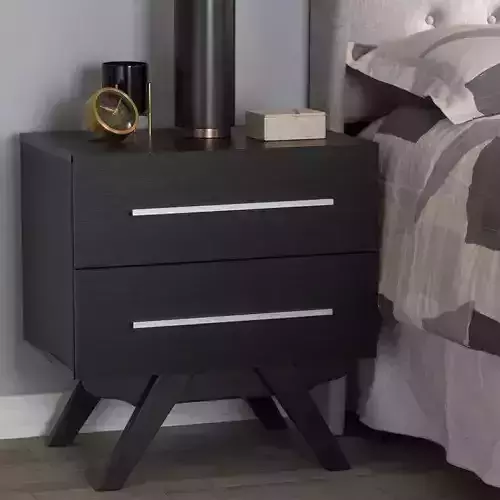 Shortt Manufactured Wood Nightstand