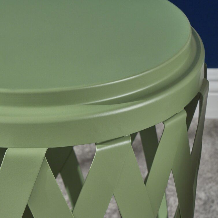 Ramiro Iron Drum End Table 3D model_5