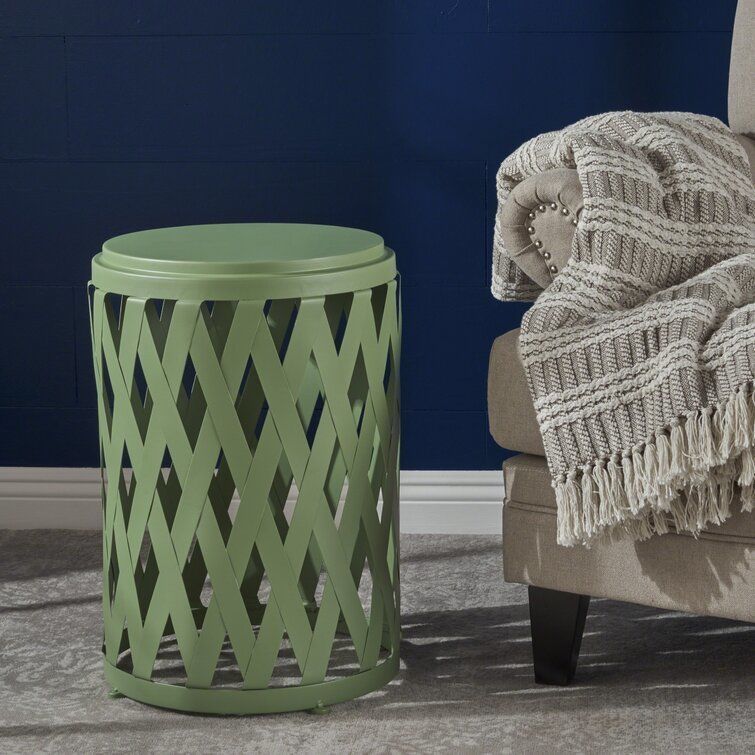 Ramiro Iron Drum End Table 3D model_6