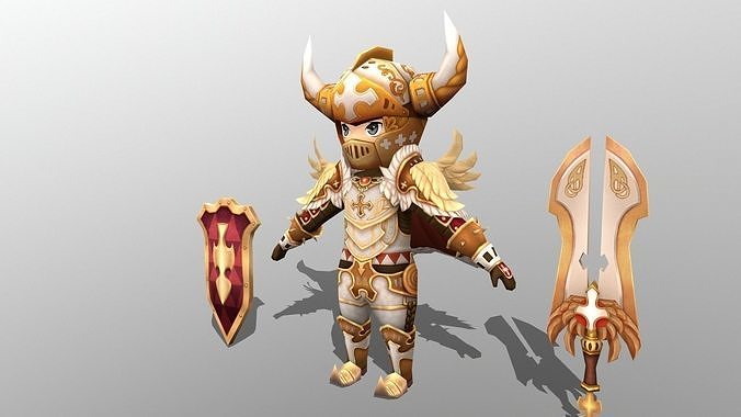 Holy Bolmorek Male V3 Low-poly 3D model