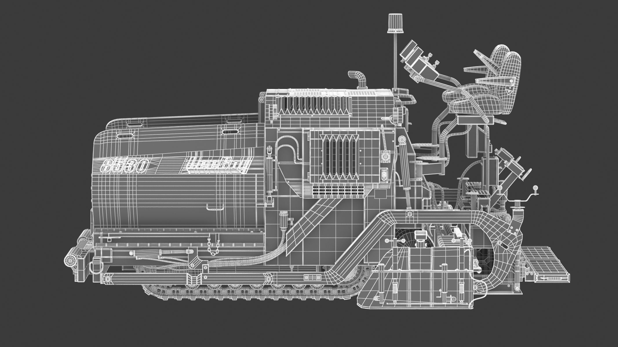 Leeboy Paver 8350 3D model_24