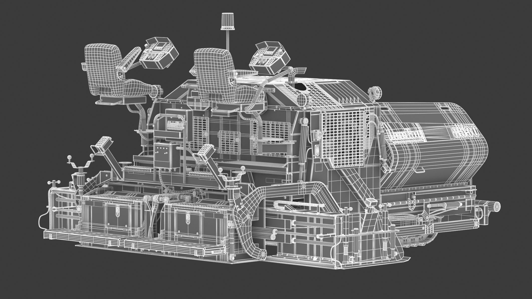 Leeboy Paver 8350 3D model_21