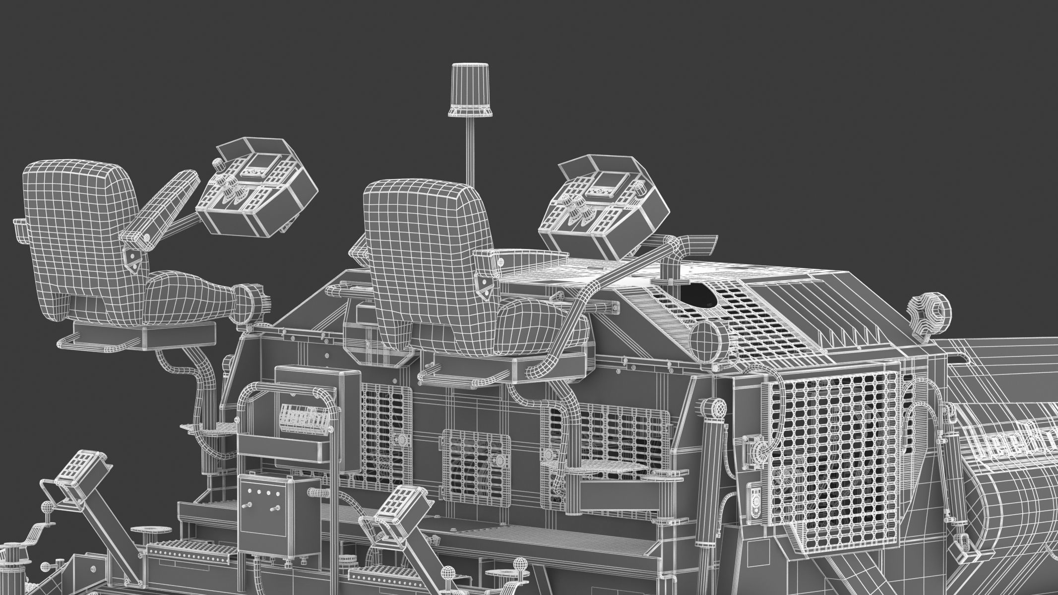 Leeboy Paver 8350 3D model_31