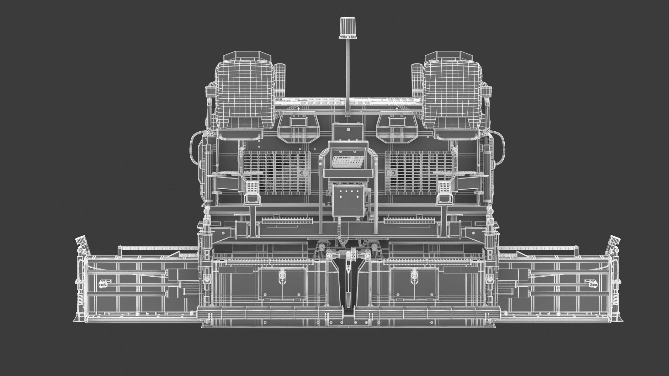 Leeboy Paver 8350 3D model_22