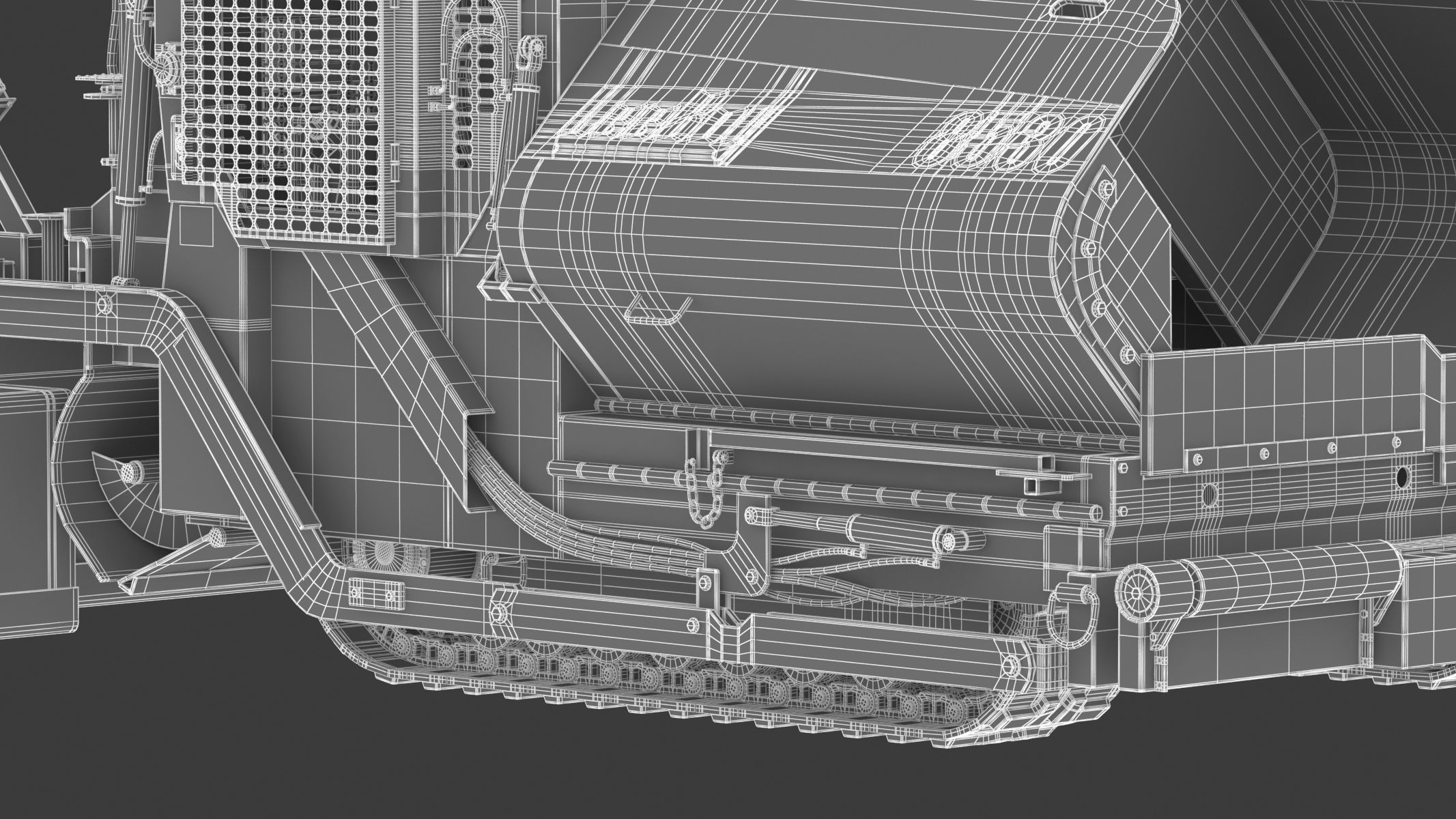 Leeboy Paver 8350 3D model_37