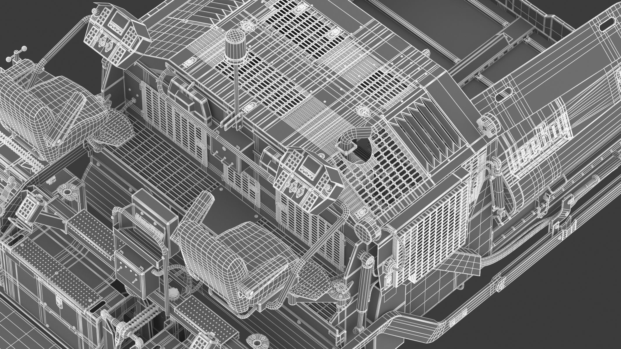 Leeboy Paver 8350 3D model_38