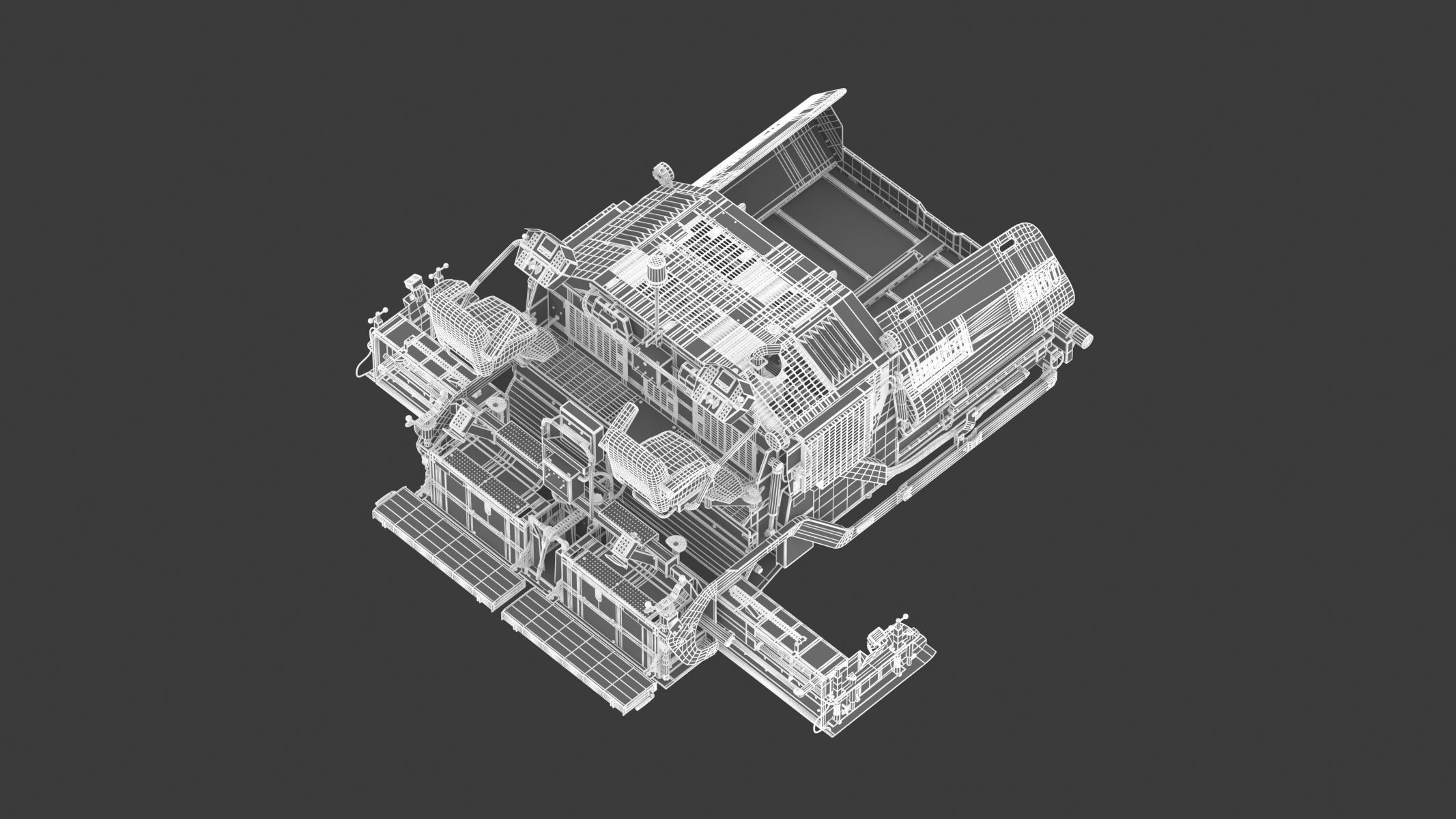 Leeboy Paver 8350 3D model_28