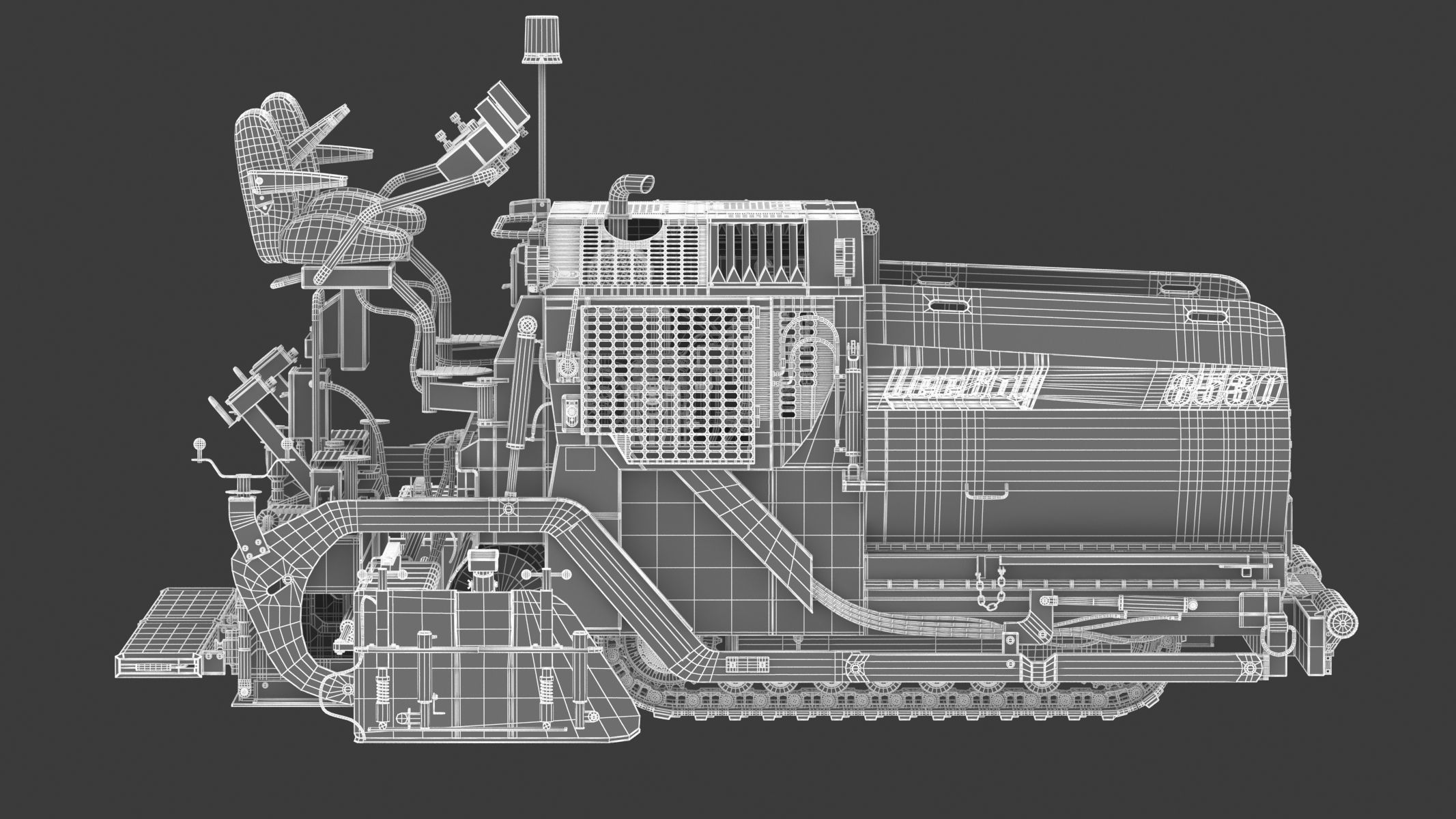 Leeboy Paver 8350 3D model_20