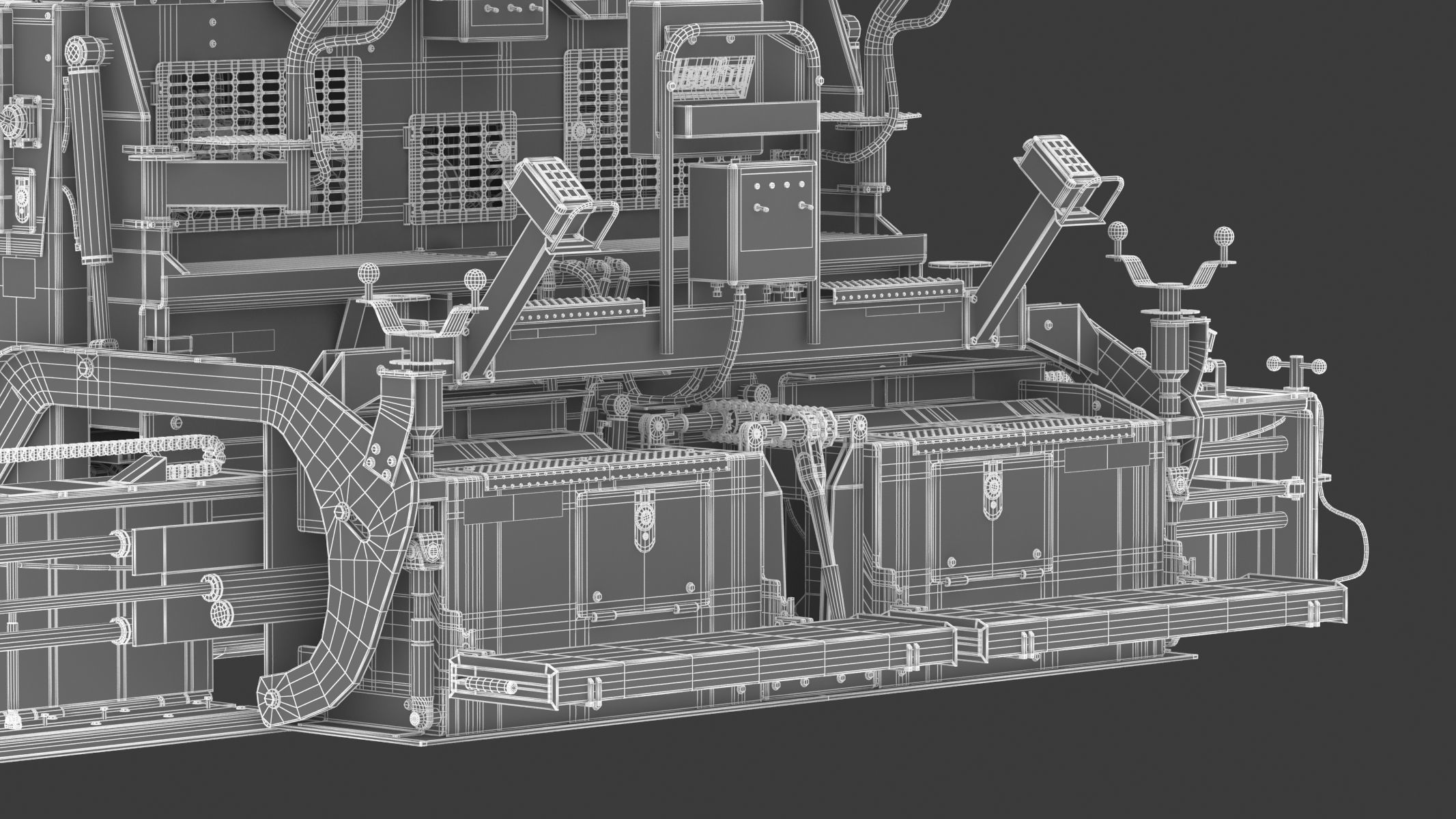 Leeboy Paver 8350 3D model_33